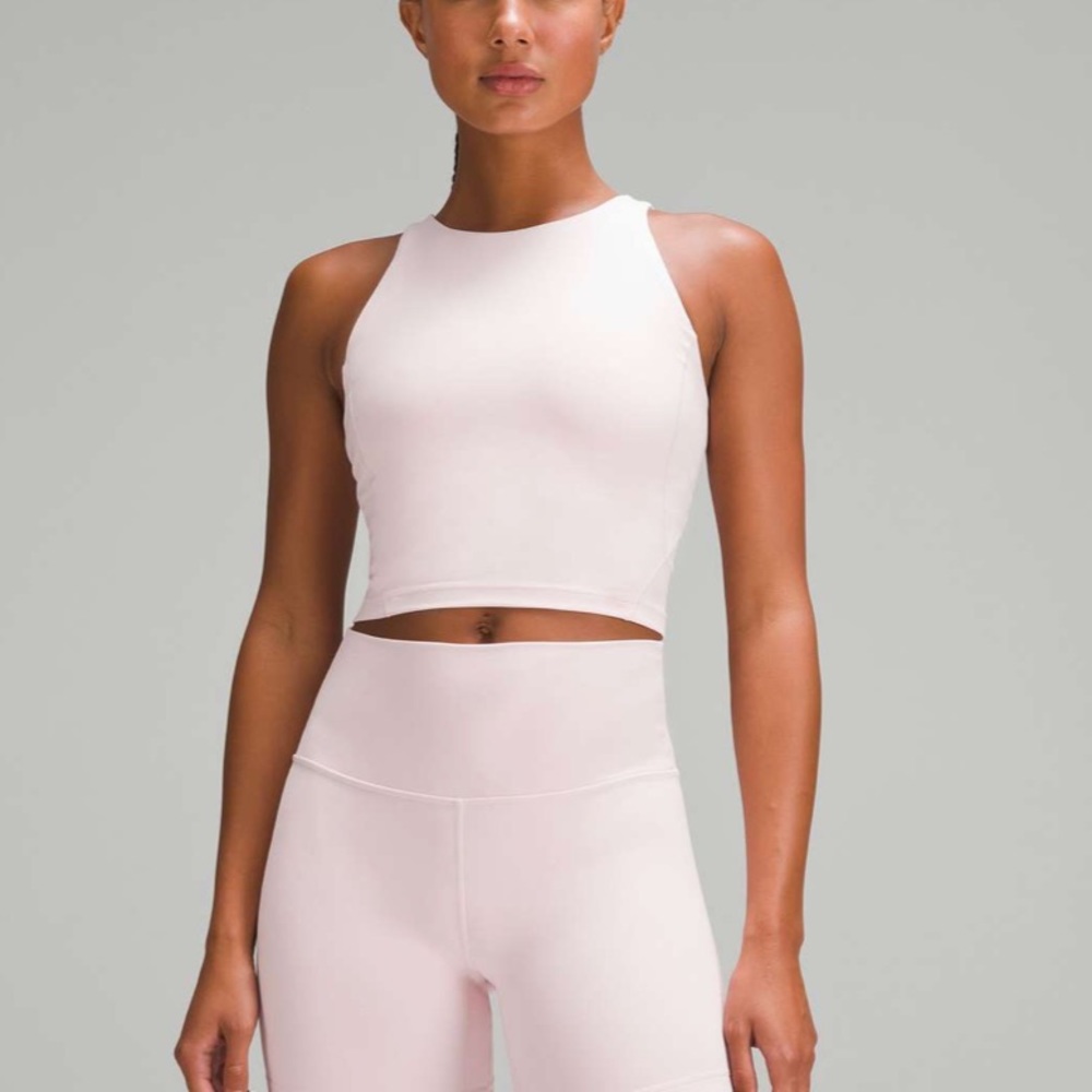 Lululemon Athletica Pink Crop Top